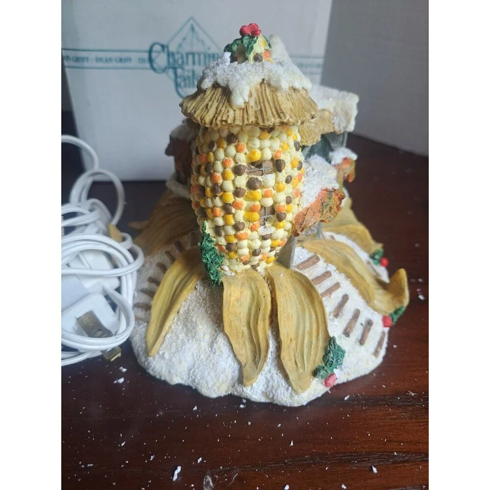 Charming Tails Old Cob Mill Lighted Figurine 7086/7500